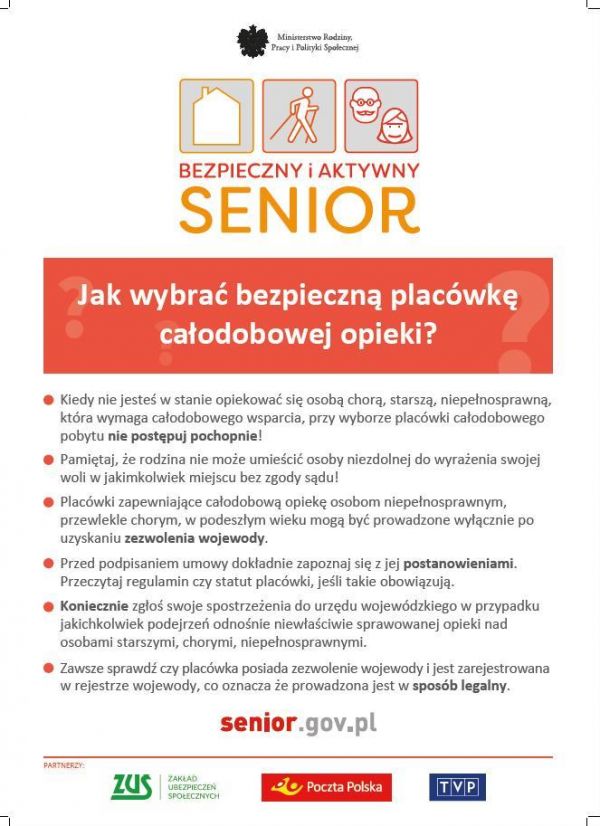 Jak wybrać bezpieczną placówkę całodobowej opieki?