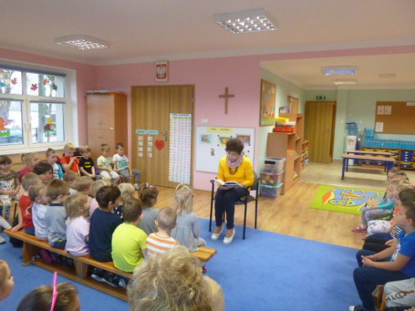 Odwiedziny w Gminnym Przedszkolu w Wicku