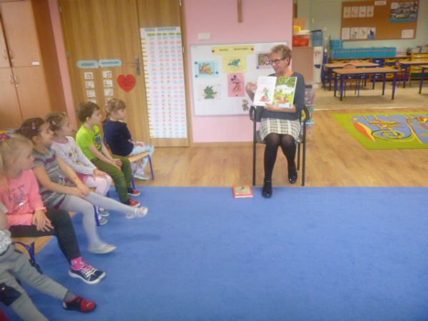 Odwiedziny w Przedszkolu Gminnym w Wicku